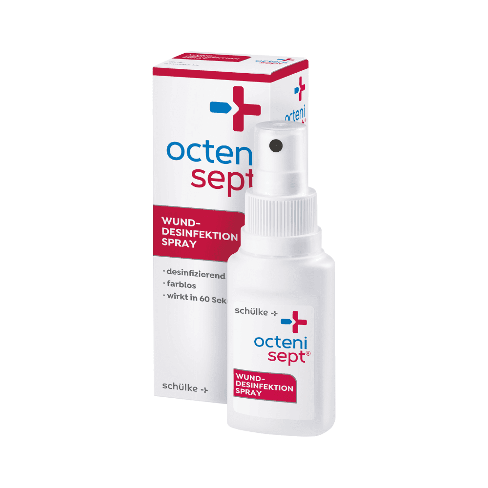 octenisept Wound Disinfection Spray bottle and packaging